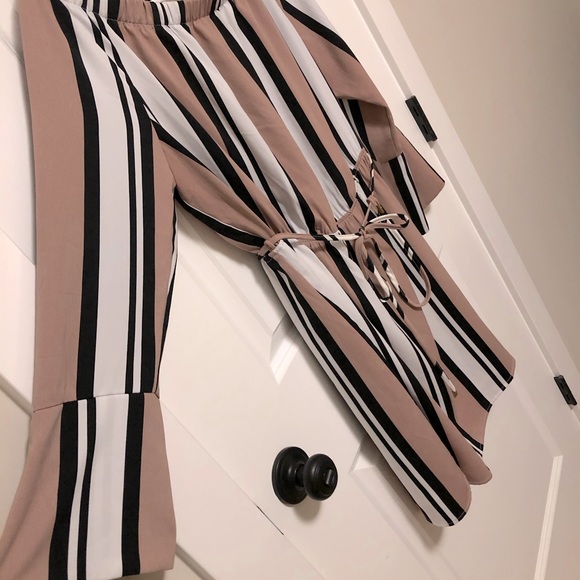midi striped dress - Picture 2 of 3